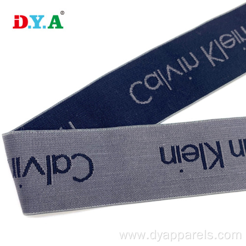 38mm Gray Jacquard Waistband Elasticated